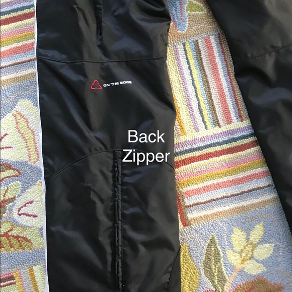 Women’s Ski Pants-On the Edge Black, Large - Picture 5 of 11